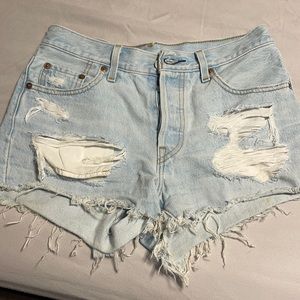 Levi denim shorts